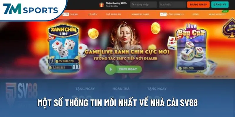 Một số thông tin mới nhất về nhà cái SV88 Một số thông tin mới nhất về nhà cái SV88
